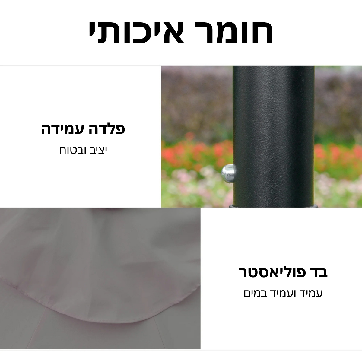 ™Abstra | שמשיית גינה נפתחת עם 32 נוריות LED סולאריות