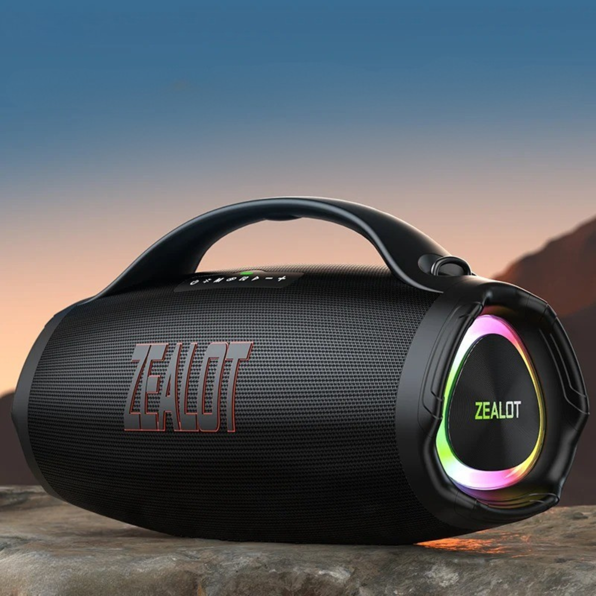 ™Zealot | רמקול Bluetooth נייד עם תאורת RGB