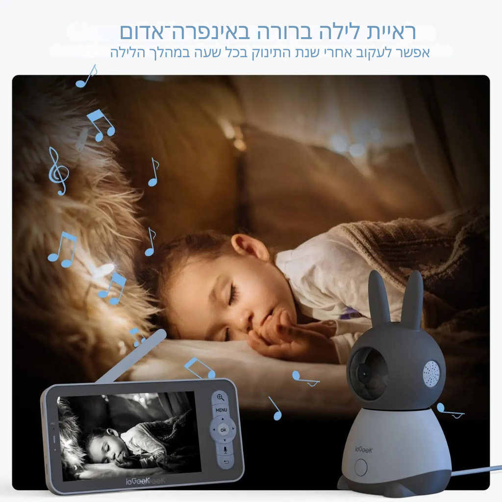 ™Zohriel | מצלמת HD לחדר ילדים – שליטה מרחוק