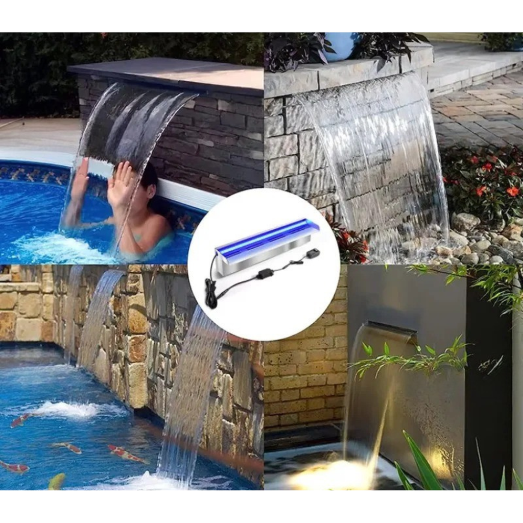 ™Guali | מפל בריכת RGB עם גלישה