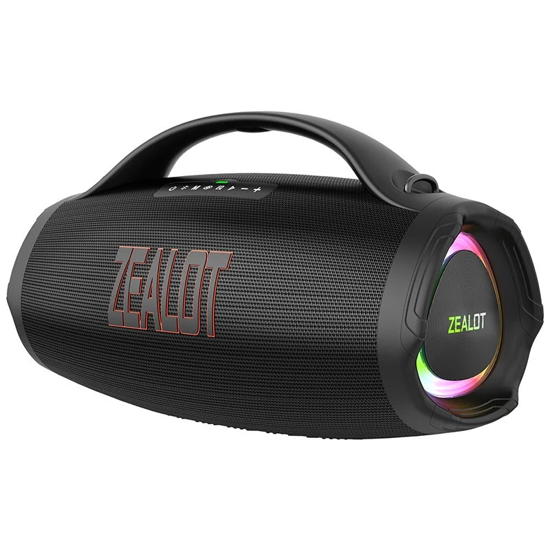 ™Zealot | רמקול Bluetooth נייד עם תאורת RGB