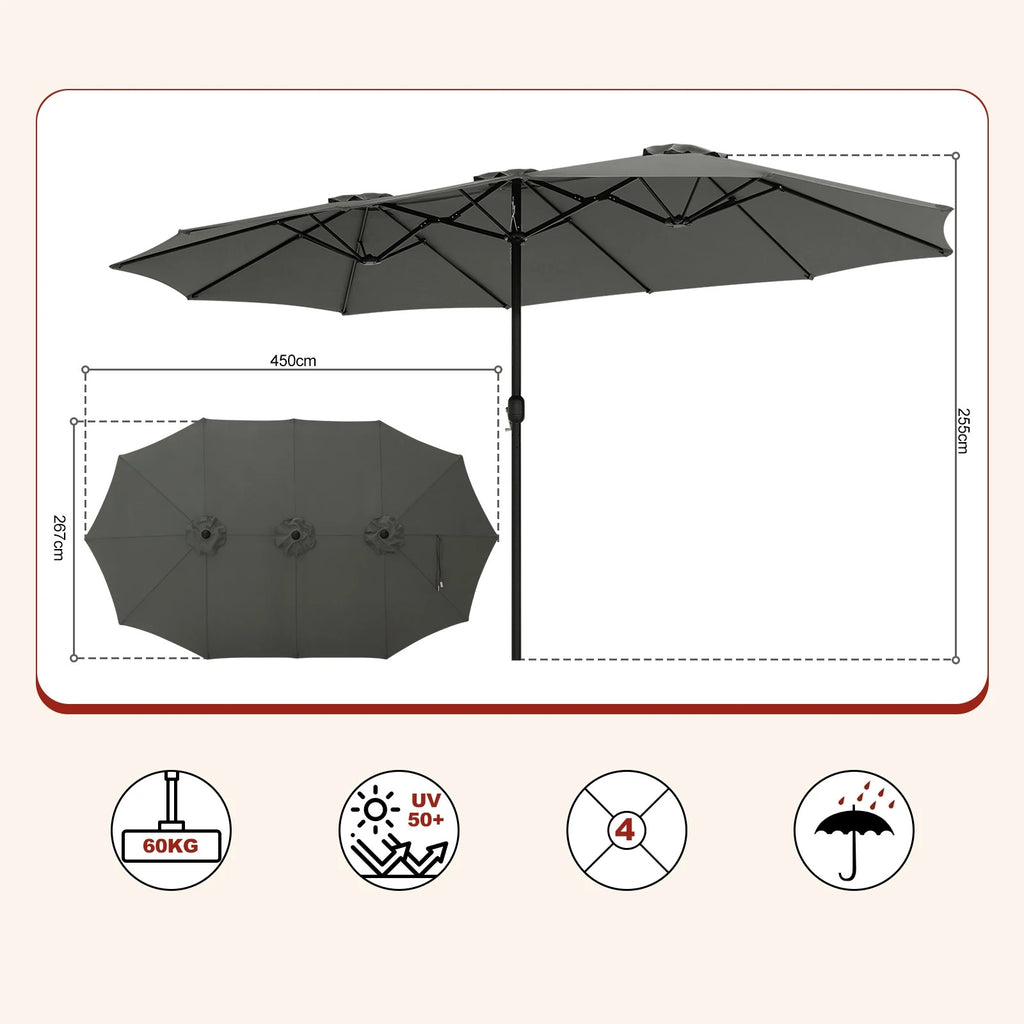 ™Ovina | שמשייה מרווחת עם הגנה מפני השמש UPF 50+